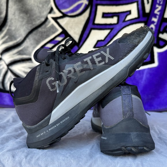 Size 11.5 - Nike Pegasus Trail 4‎ GTX Shoes Mens Black Waterproof Running - Picture 13 of 13